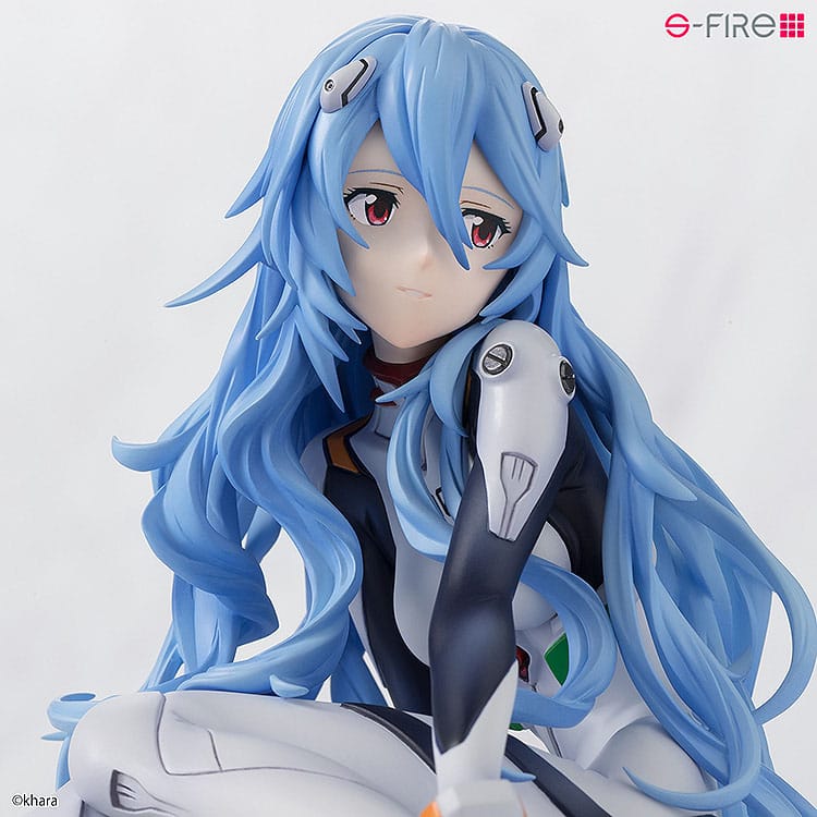 Rebuild of Evangelion PVC Statue 1/7 Rei Ayanami Long Hair Ver. 11 cm Image 2