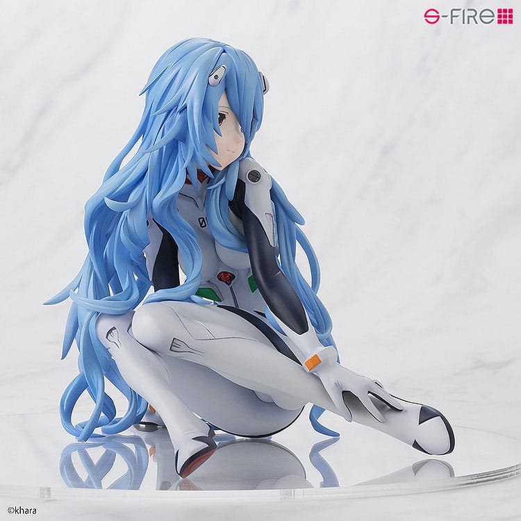 Rebuild of Evangelion PVC Statue 1/7 Rei Ayanami Long Hair Ver. 11 cm Image 7