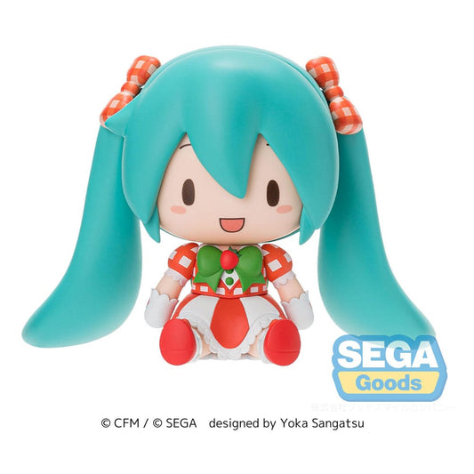 Character Vocal Series 01: Hatsune Miku Fuwa Petit Chibi Figur Hatsune Miku x Love and Berry Dress Up and Dance! Lovely Strawberry 8 cm Image 1