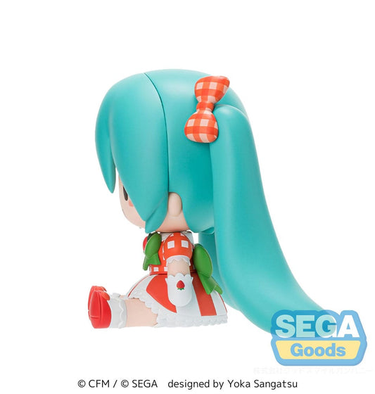 Character Vocal Series 01: Hatsune Miku Fuwa Petit Chibi Figur Hatsune Miku x Love and Berry Dress Up and Dance! Lovely Strawberry 8 cm Image 2