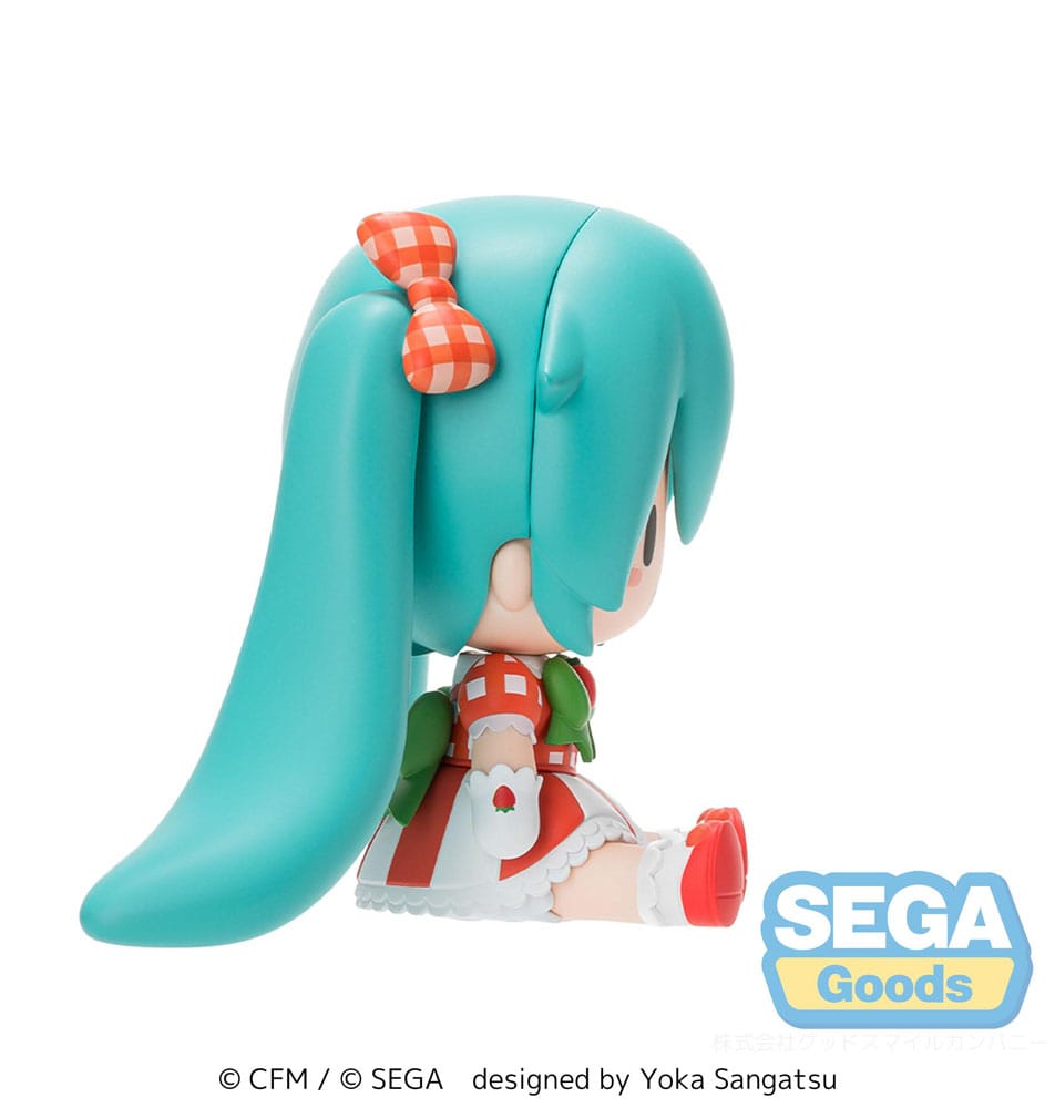 Character Vocal Series 01: Hatsune Miku Fuwa Petit Chibi Figur Hatsune Miku x Love and Berry Dress Up and Dance! Lovely Strawberry 8 cm Image 3
