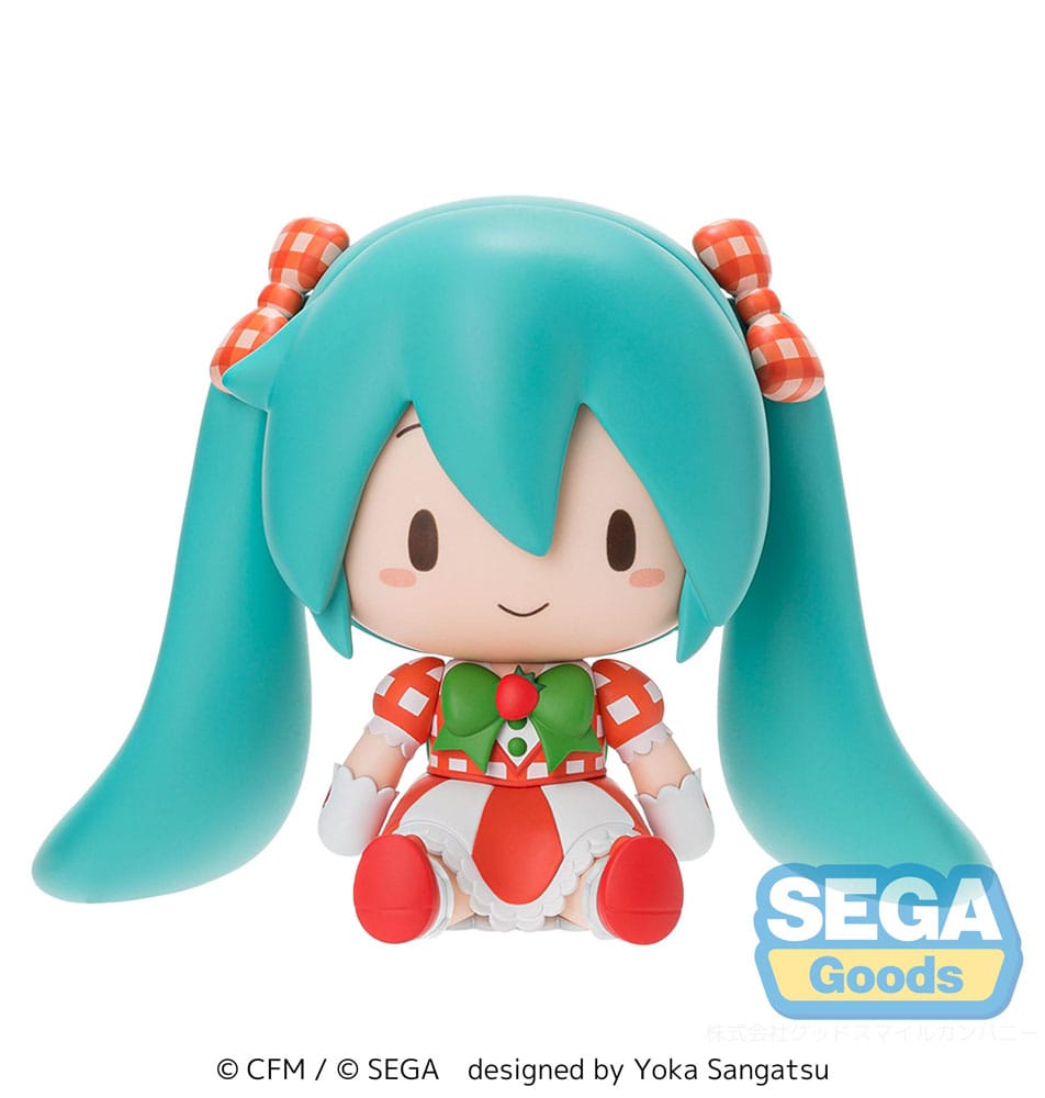 Character Vocal Series 01: Hatsune Miku Fuwa Petit Chibi Figur Hatsune Miku x Love and Berry Dress Up and Dance! Lovely Strawberry 8 cm Image 5