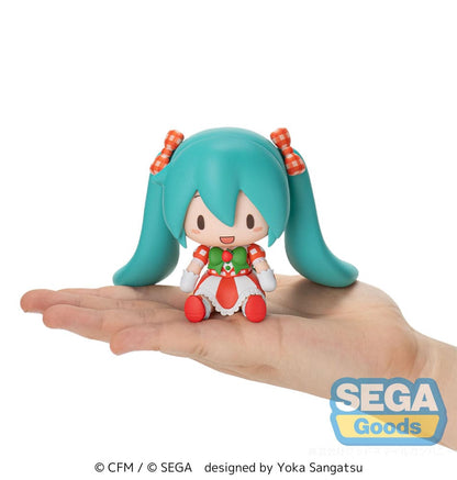 Character Vocal Series 01: Hatsune Miku Fuwa Petit Chibi Figur Hatsune Miku x Love and Berry Dress Up and Dance! Lovely Strawberry 8 cm Image 6