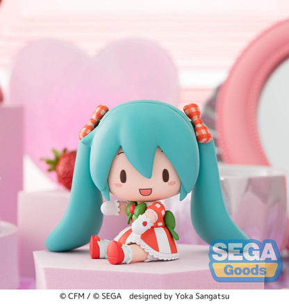 Character Vocal Series 01: Hatsune Miku Fuwa Petit Chibi Figur Hatsune Miku x Love and Berry Dress Up and Dance! Lovely Strawberry 8 cm Image 7
