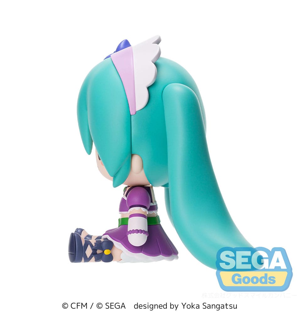 Character Vocal Series 01: Hatsune Miku Fuwa Petit Chibi Figur Hatsune Miku x Love and Berry Dress Up and Dance! Sparkly Purple 8 cm Image 2