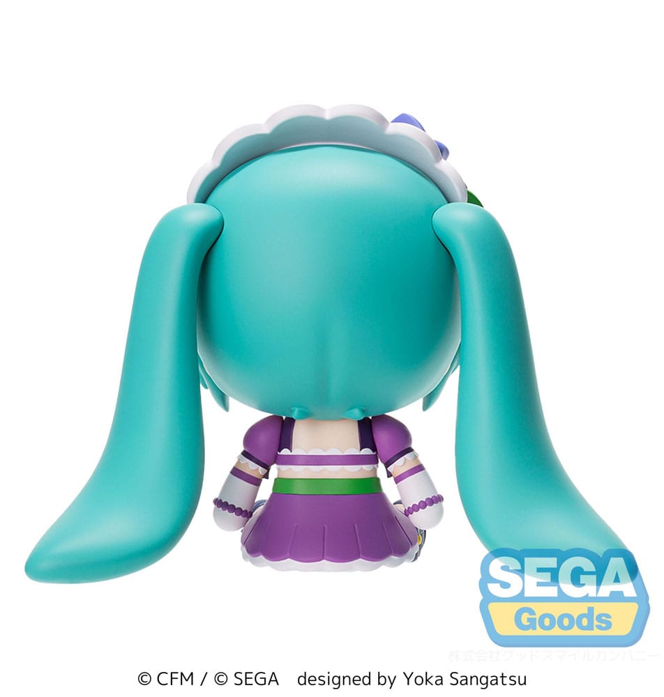 Character Vocal Series 01: Hatsune Miku Fuwa Petit Chibi Figur Hatsune Miku x Love and Berry Dress Up and Dance! Sparkly Purple 8 cm Image 4