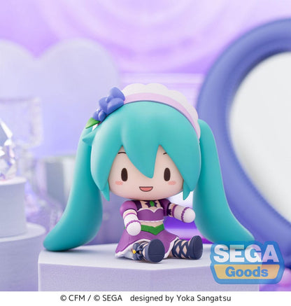Character Vocal Series 01: Hatsune Miku Fuwa Petit Chibi Figur Hatsune Miku x Love and Berry Dress Up and Dance! Sparkly Purple 8 cm Image 8
