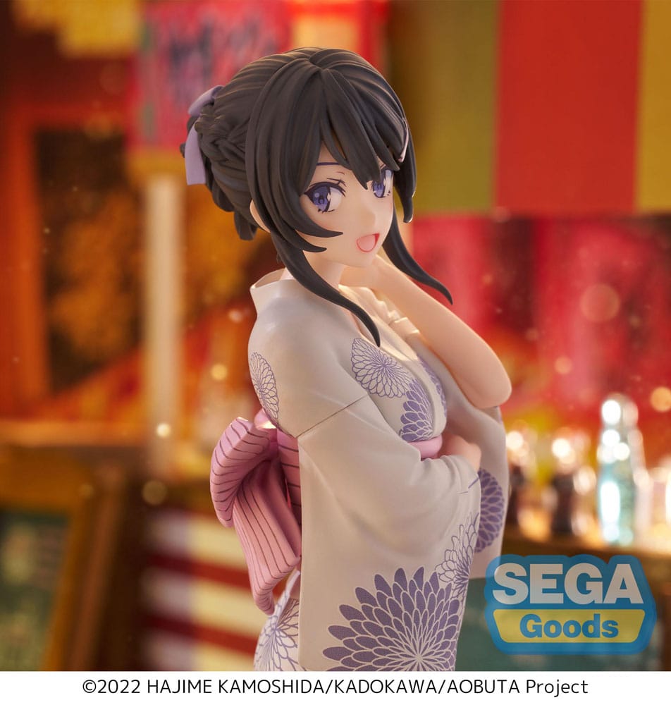 Rascal Does Not Dream of Bunny Girl Senpai Luminasta PVC Statue Mai Sakurajima Yukata 22 cm Image 3