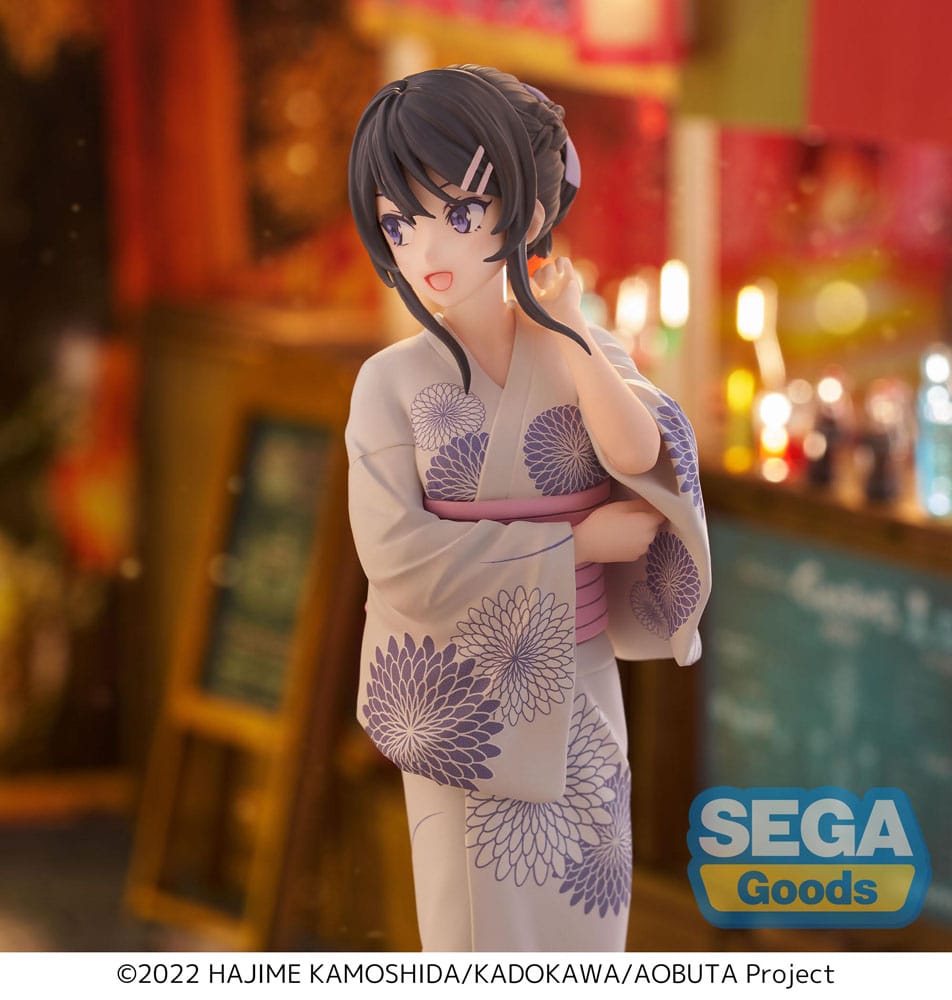 Rascal Does Not Dream of Bunny Girl Senpai Luminasta PVC Statue Mai Sakurajima Yukata 22 cm Image 5
