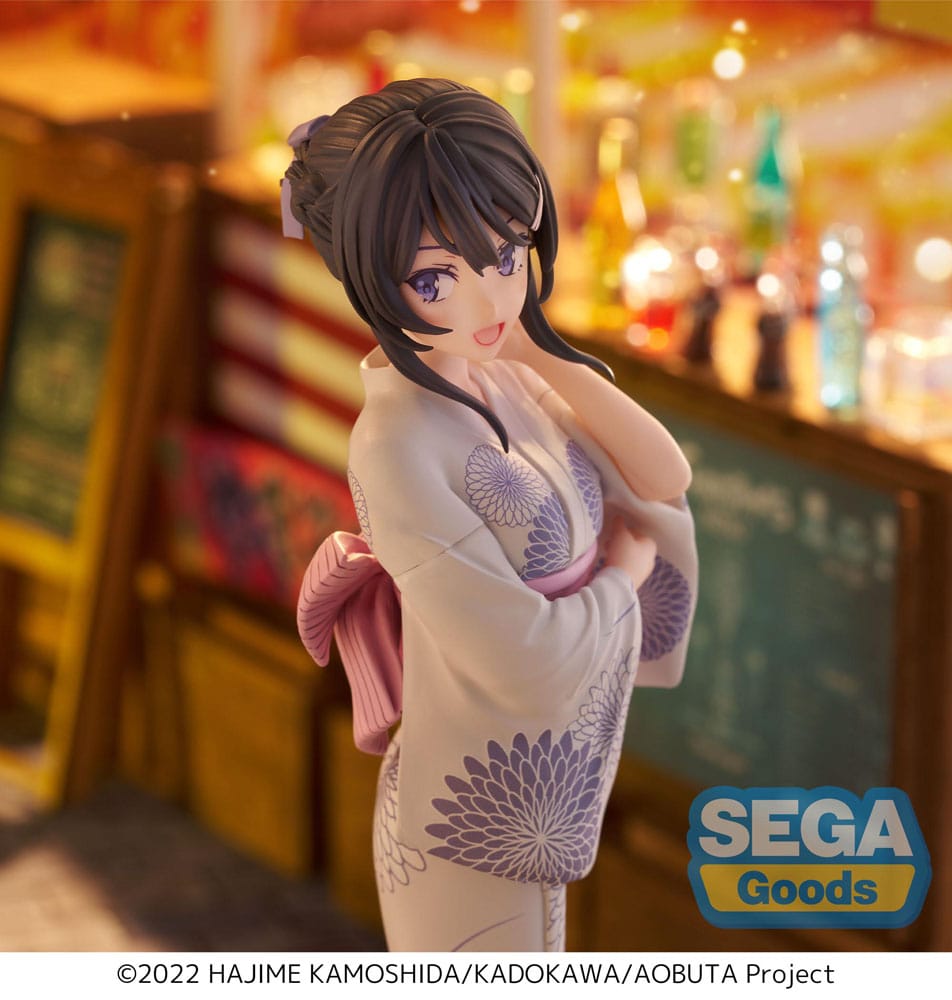 Rascal Does Not Dream of Bunny Girl Senpai Luminasta PVC Statue Mai Sakurajima Yukata 22 cm Image 6