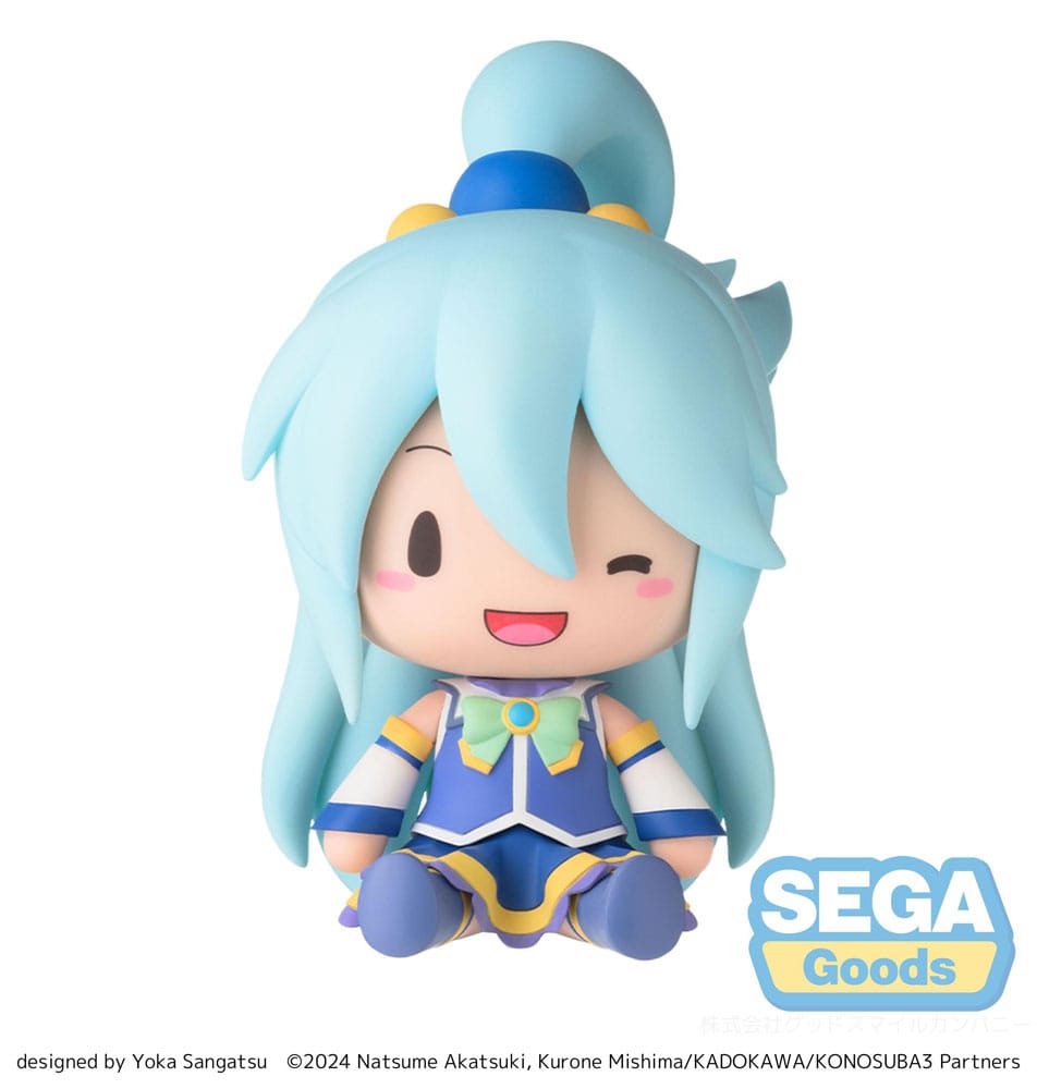 Konosuba God´s blessing on this wonderful world! 3 Fuwa Petit Chibi Figur Aqua 10 cm Image 5