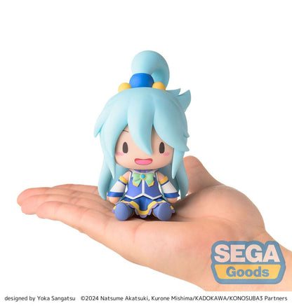 Konosuba God´s blessing on this wonderful world! 3 Fuwa Petit Chibi Figur Aqua 10 cm Image 6
