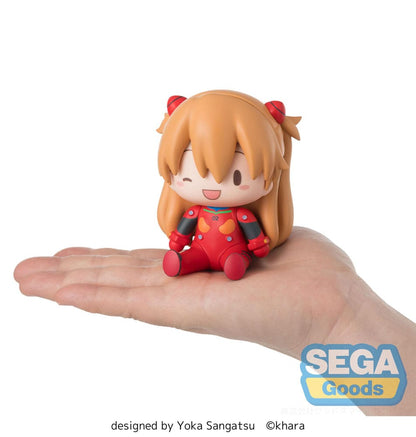Evangelion: New Theatrical Edition Fuwa Petit Chibi Figur Asuka Plug Suit 8 cm Image 5