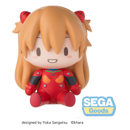 Evangelion: New Theatrical Edition Fuwa Petit Chibi Figur Asuka Plug Suit 8 cm Image 1