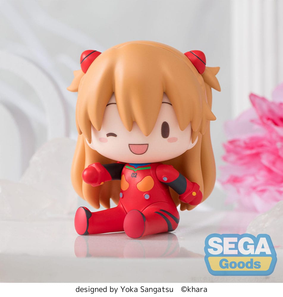 Evangelion: New Theatrical Edition Fuwa Petit Chibi Figur Asuka Plug Suit 8 cm Image 6