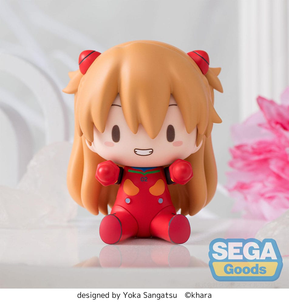 Evangelion: New Theatrical Edition Fuwa Petit Chibi Figur Asuka Plug Suit 8 cm Image 7