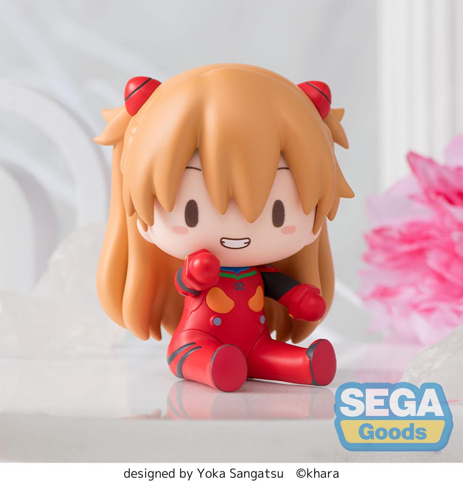 Evangelion: New Theatrical Edition Fuwa Petit Chibi Figur Asuka Plug Suit 8 cm Image 8