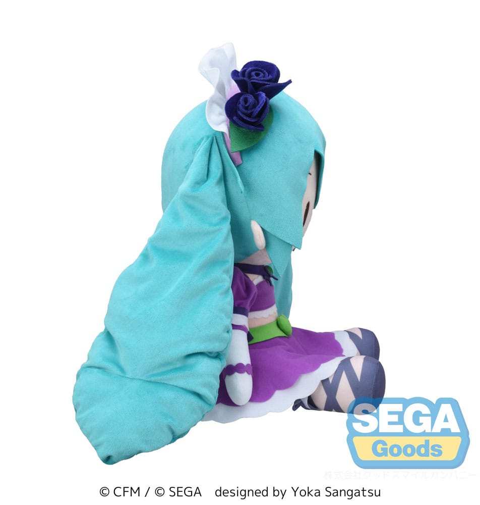 Character Vocal Series 01: Hatsune Miku Fuwa Petit Plüschfigur Hatsune Miku x Love and Berry Dress Up and Dance! Sparkly Purple 40 cm Image 3