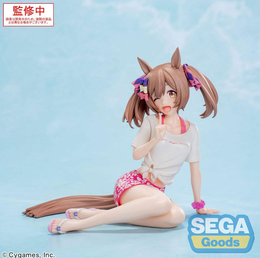 Uma Musume Pretty Derby Yumemirize PVC Statue Smart Falcon Gaze on Me! 14 cm Image 1