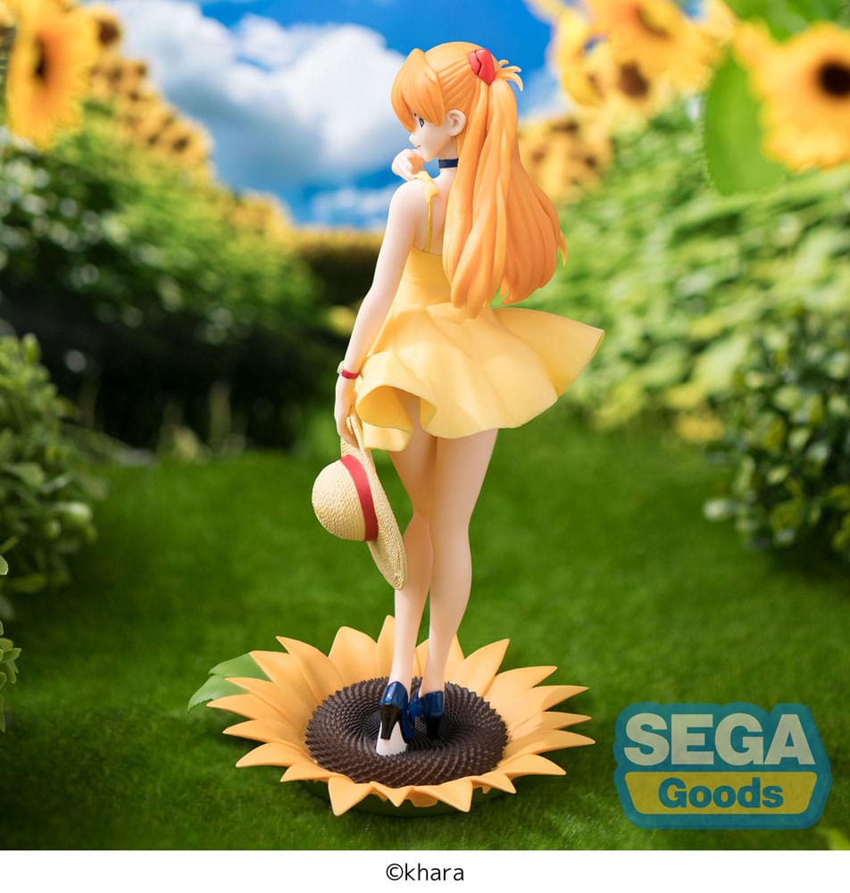 Rebuild of Evangelion Luminasta PVC Statue Asuka Summer Dress Ver. 2 24 cm Image 3