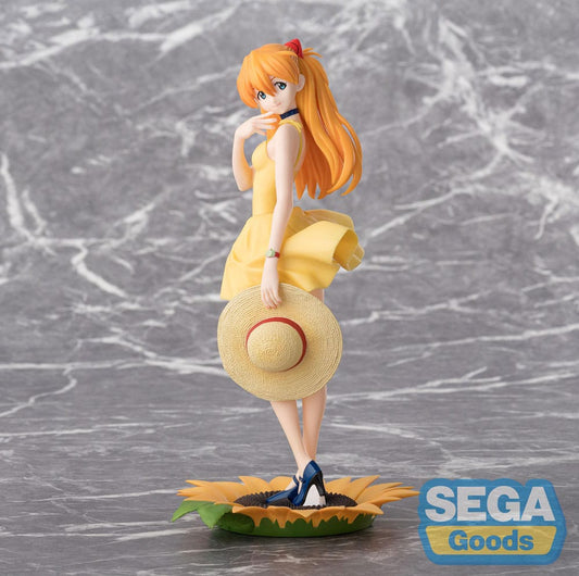 Rebuild of Evangelion Luminasta PVC Statue Asuka Summer Dress Ver. 2 24 cm Image 1