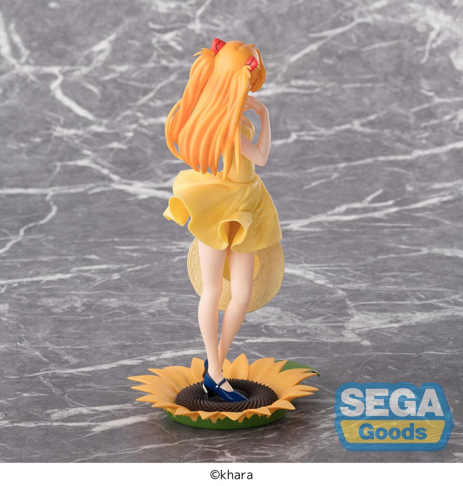 Rebuild of Evangelion Luminasta PVC Statue Asuka Summer Dress Ver. 2 24 cm Image 6