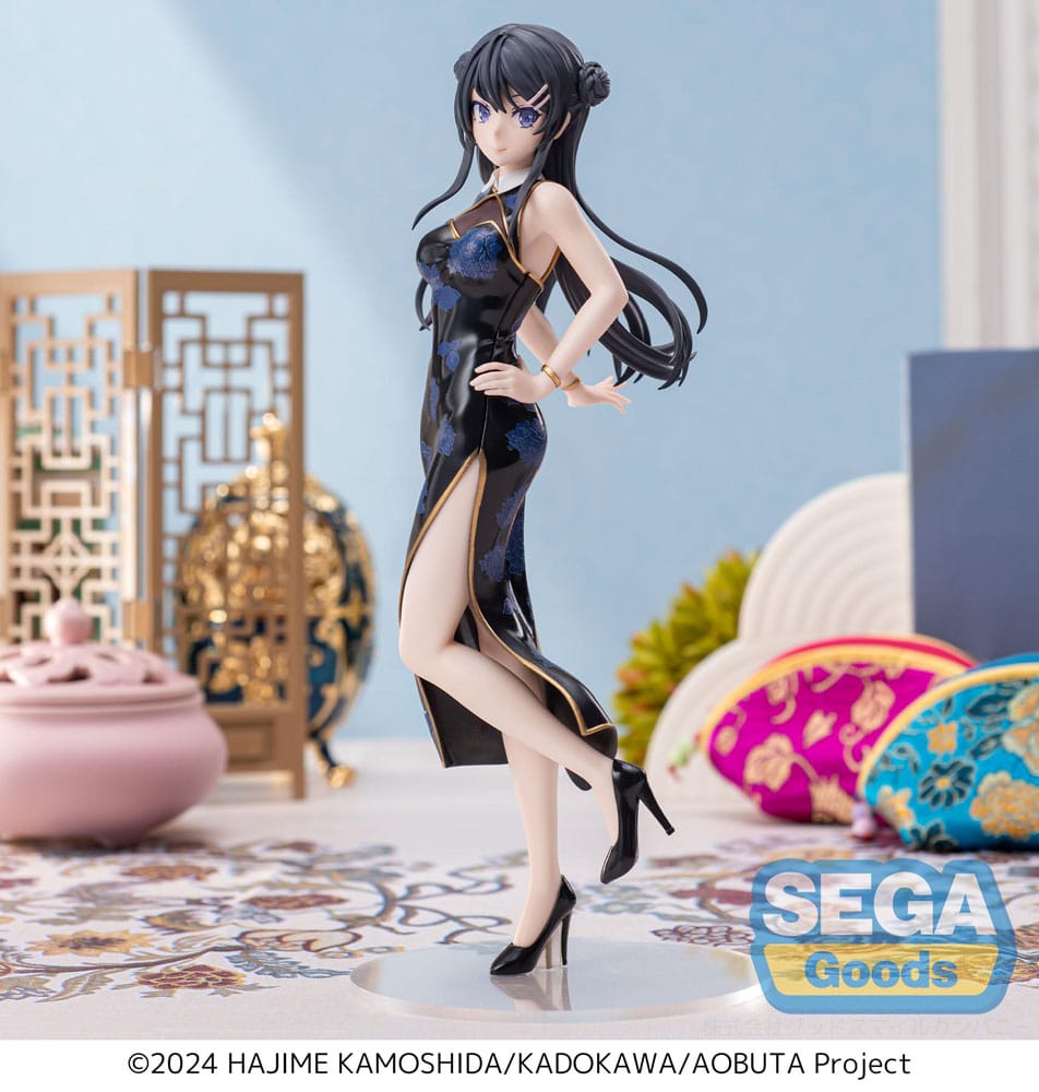Rascal Does Not Dream Series XStellar PVC Statue Mai Sakurajima Chinese Dress 22 cm Image 3