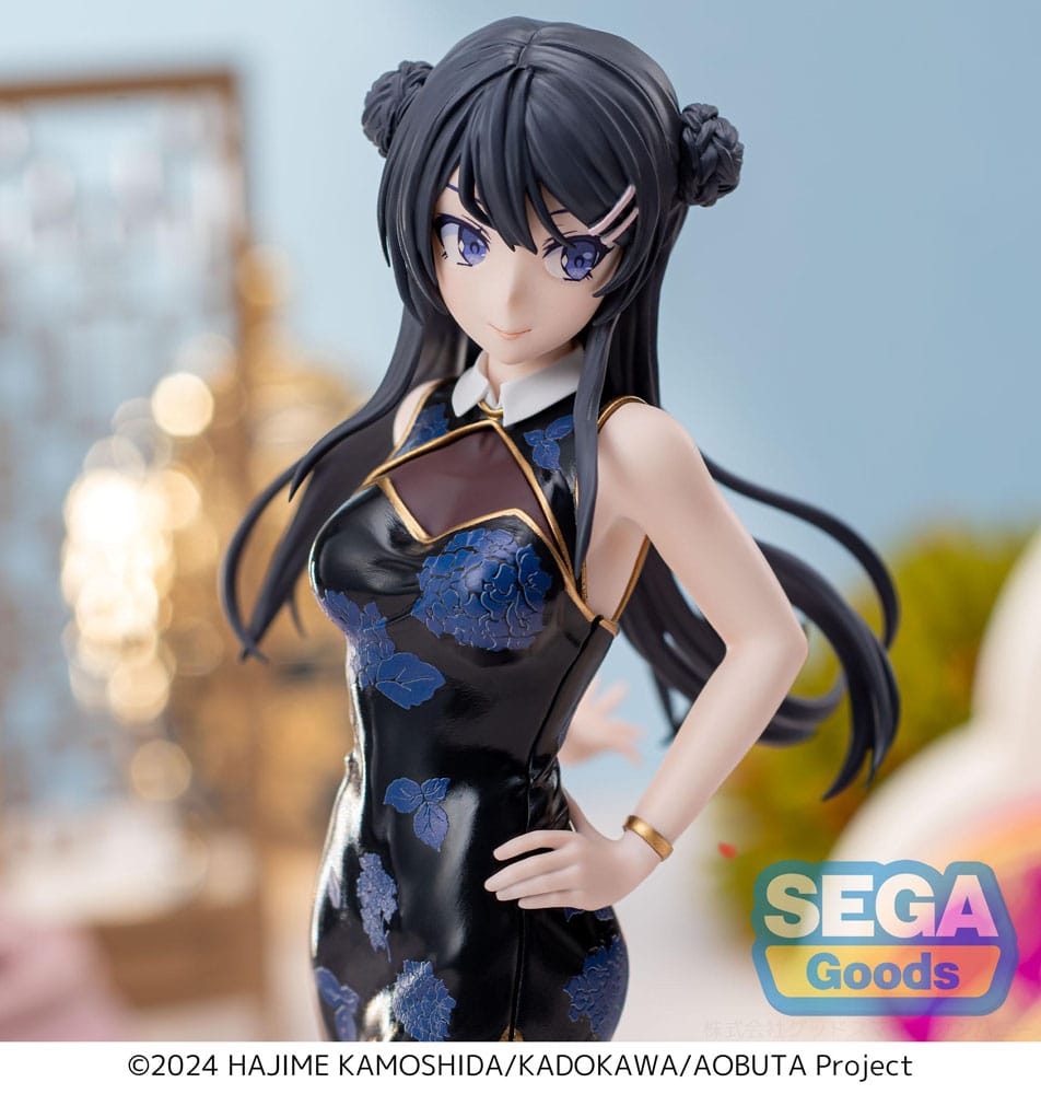 Rascal Does Not Dream Series XStellar PVC Statue Mai Sakurajima Chinese Dress 22 cm Image 5