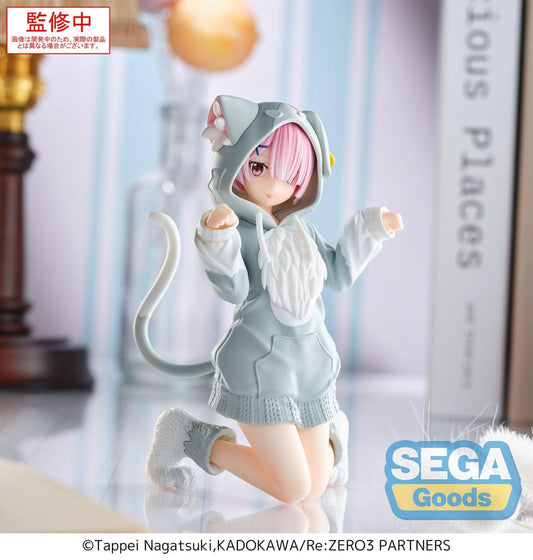 Re:Zero Starting Life in Another World Yumemirize PVC Statue Ram Mofumofu Pack 11 cm Image 2