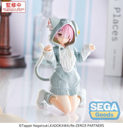 Re:Zero Starting Life in Another World Yumemirize PVC Statue Ram Mofumofu Pack 11 cm Image 3