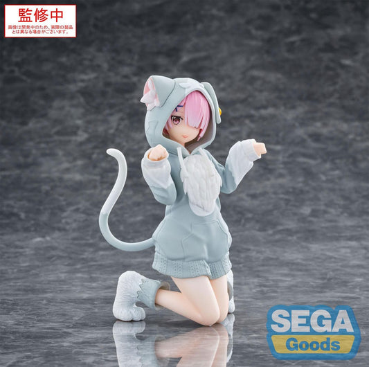 Re:Zero Starting Life in Another World Yumemirize PVC Statue Ram Mofumofu Pack 11 cm Image 1