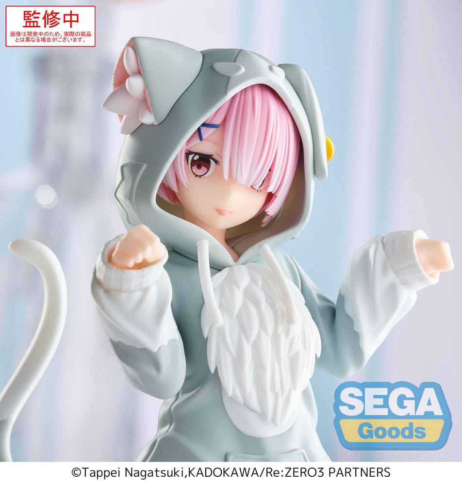 Re:Zero Starting Life in Another World Yumemirize PVC Statue Ram Mofumofu Pack 11 cm Image 7