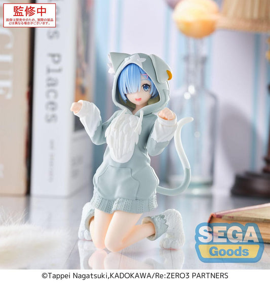 Re:Zero Starting Life in Another World Yumemirize PVC Statue Rem Mofumofu Pack 11 cm Image 2