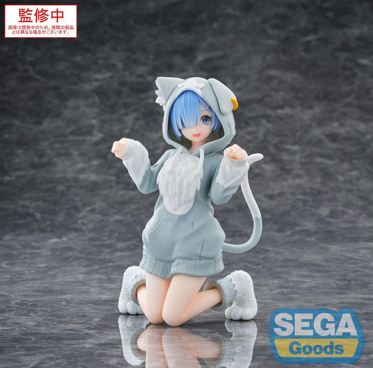 Re:Zero Starting Life in Another World Yumemirize PVC Statue Rem Mofumofu Pack 11 cm Image 1
