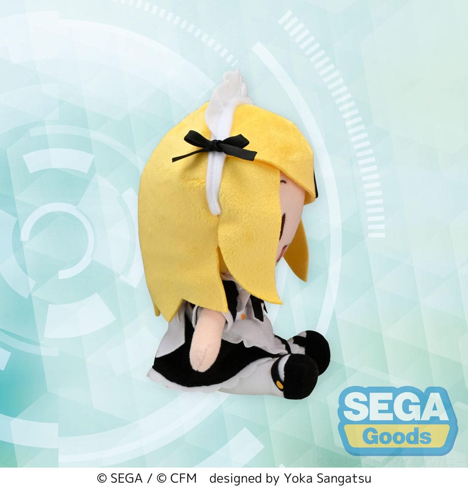 Hatsune Miku: Project DIVA Arcade Future Tone Fuwa Petit Plüschfigur Kagamine Rin Maid Ver. (EX) 16 cm Image 3