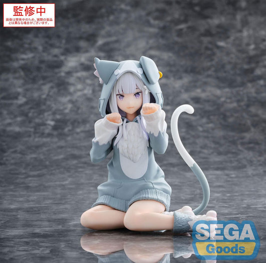 Re:Zero Starting Life in Another World Yumemirize PVC Statue Emilia Mofumofu Pack 11 cm Image 1