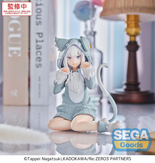 Re:Zero Starting Life in Another World Yumemirize PVC Statue Emilia Mofumofu Pack 11 cm Image 2
