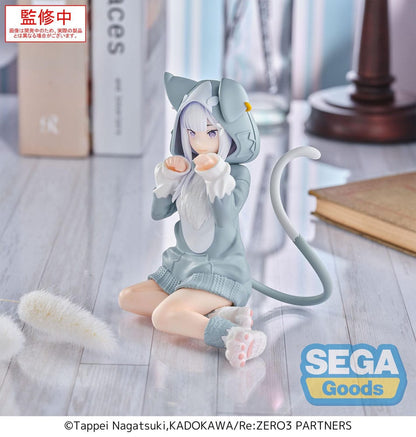 Re:Zero Starting Life in Another World Yumemirize PVC Statue Emilia Mofumofu Pack 11 cm Image 5