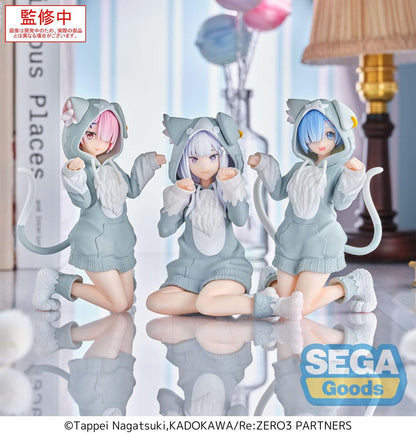 Re:Zero Starting Life in Another World Yumemirize PVC Statue Emilia Mofumofu Pack 11 cm Image 6