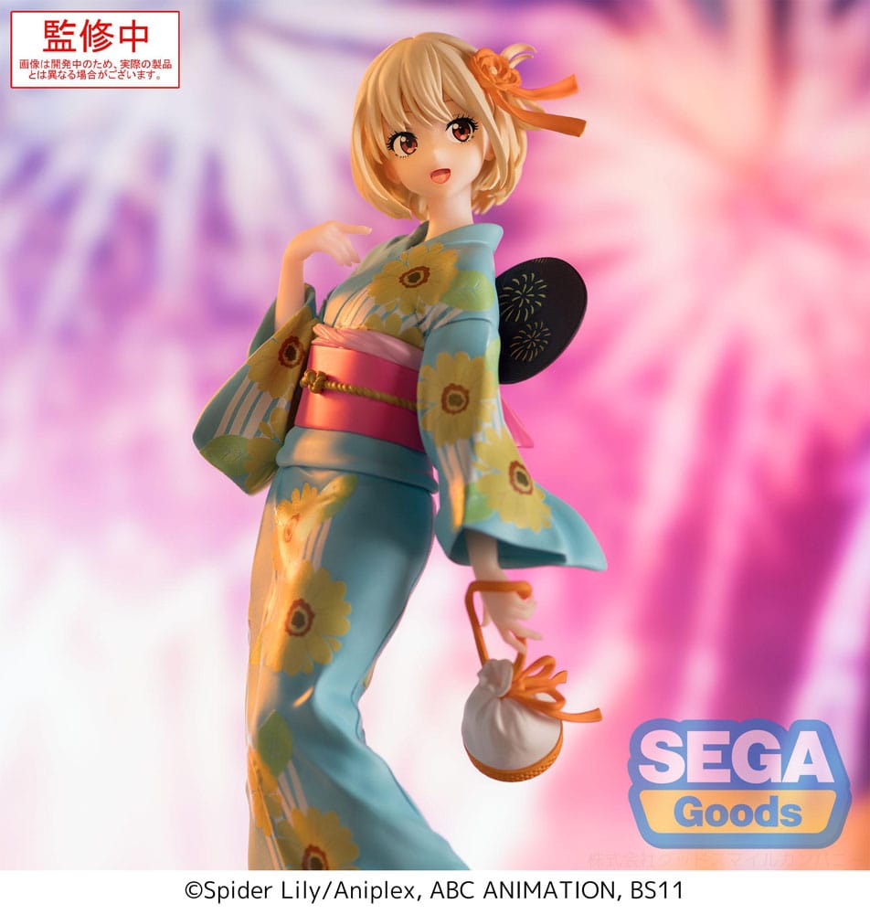 Lycoris Recoil Luminasta PVC Statue Chisato Nishikigi Festival in Yukata 19 cm Image 5