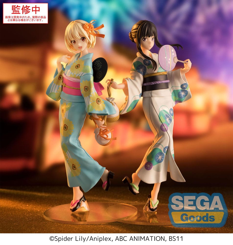 Lycoris Recoil Luminasta PVC Statue Chisato Nishikigi Festival in Yukata 19 cm Image 6
