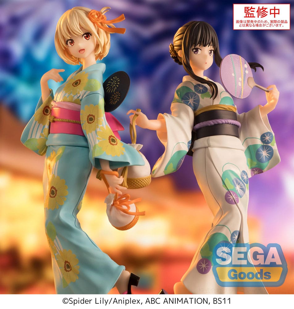 Lycoris Recoil Luminasta PVC Statue Takina Inoue Festival in Yukata 19 cm Image 7