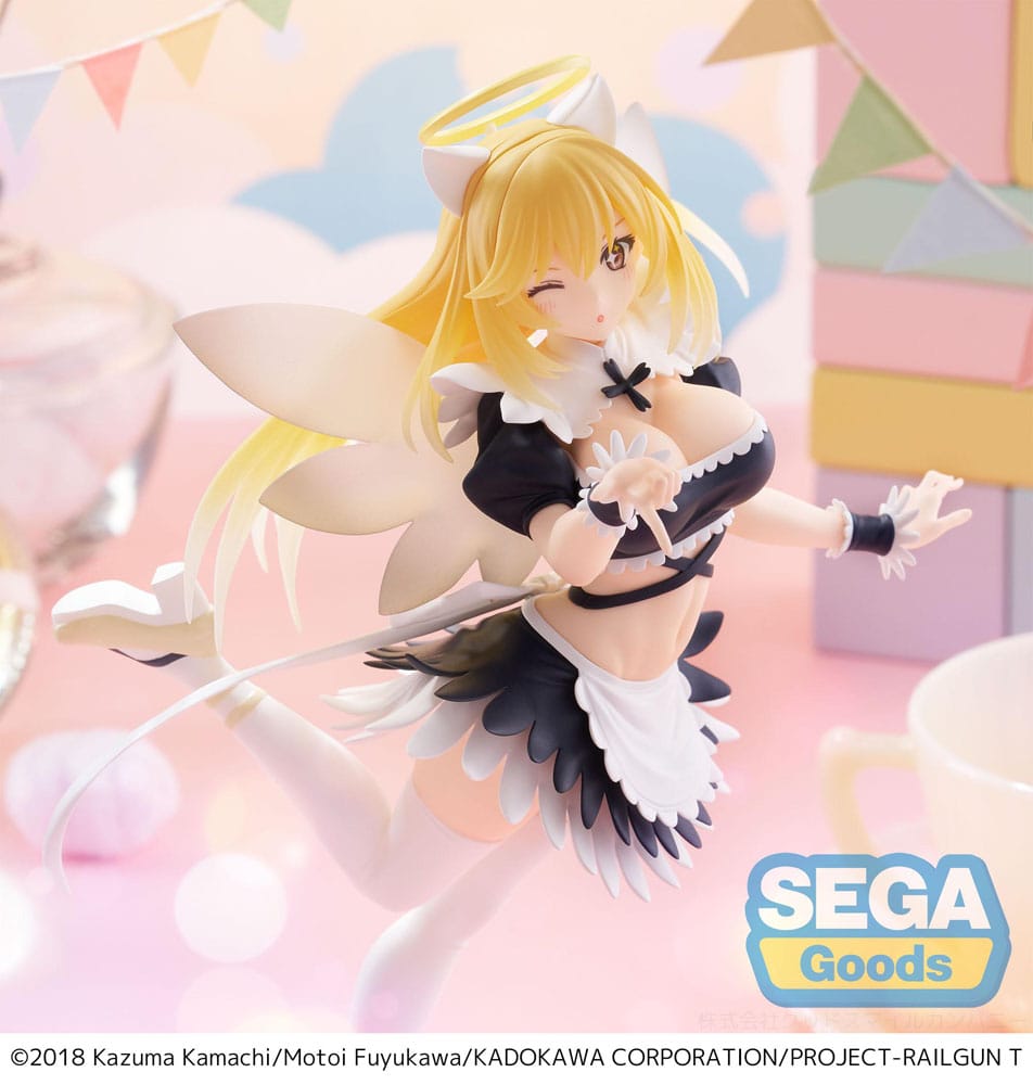 A Certain Scientific Railgun T Luminasta PVC Statue Misaki Shokuhou Fallen Angel Maid 20 cm Image 3