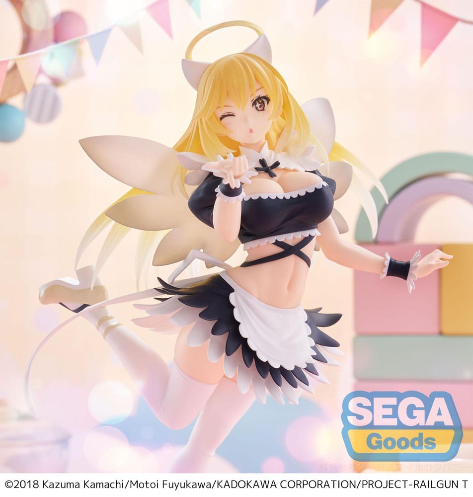 A Certain Scientific Railgun T Luminasta PVC Statue Misaki Shokuhou Fallen Angel Maid 20 cm Image 4