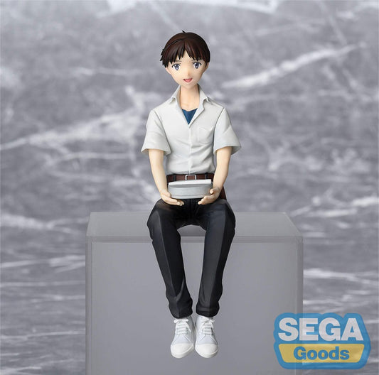 Rebuild of Evangelion PM Perching PVC Statue Shinji Ikari Evangelion New Theatrical Edition 14 cm Image 1