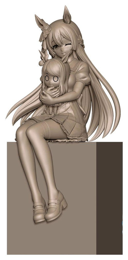 Umamusume: Pretty Derby XStellar PVC Statue Satono Diamond Sitting Ver. 20 cm Image 1