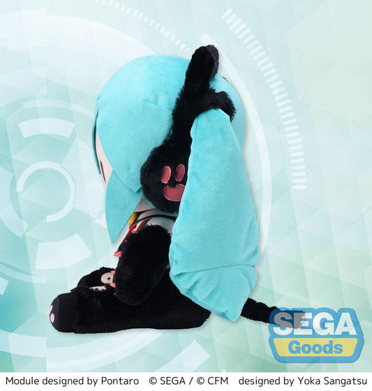 Hatsune Miku Project Diva Arcade Future Tone Fuwa Petit Plüschfigur Hatsune Miku Kitty Cat LL 30 cm Image 2