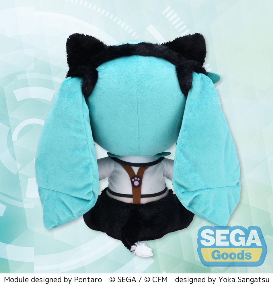 Hatsune Miku Project Diva Arcade Future Tone Fuwa Petit Plüschfigur Hatsune Miku Kitty Cat LL 30 cm Image 4