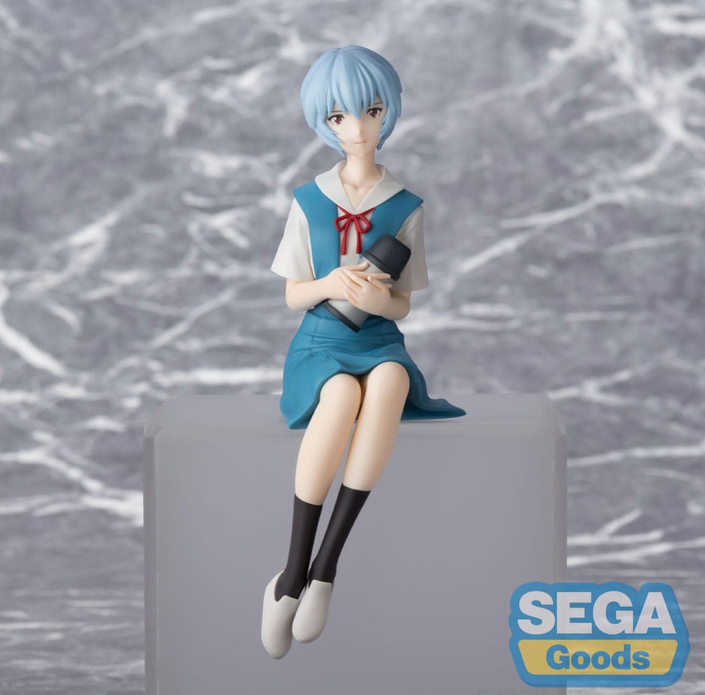 Rebuild of Evangelion PM Perching PVC Statue Rei Ayanami Evangelion New Theatrical Edition 14 cm Image 1