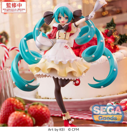 Character Vocal Series 01: Hatsune Miku Luminasta PVC Statue Hatsune Miku Christmas 2025 20 cm Image 2